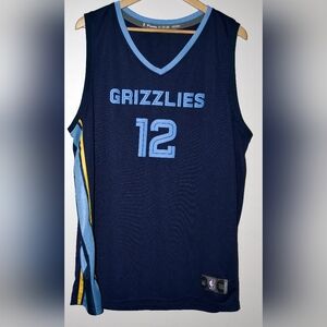 Fanatics NBA Memphis Grizzlies Ja Morant 12 Fastbreak Jersey Mens 2XL Navy Blue